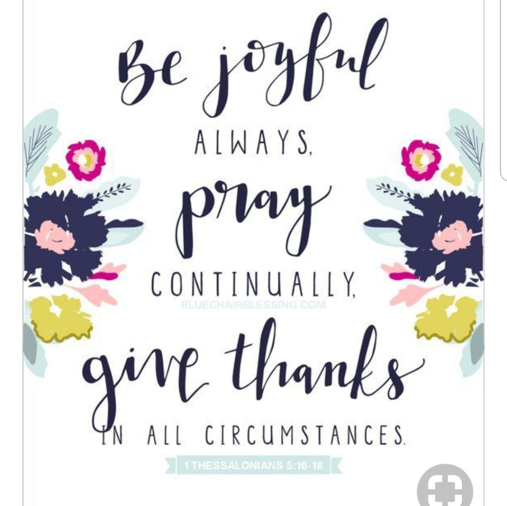 In everything give thanks